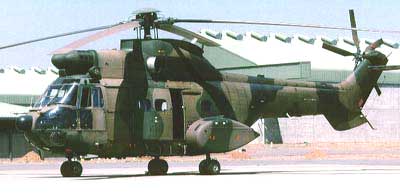 Oryx helikopter fra det sydafrikanske luftvben