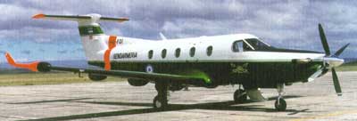 PC-12 fra den argentinske grnsevagt