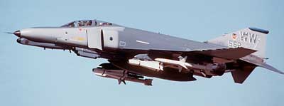 F-4G Wild Weasel kampfly fra det amerikanske luftvåben