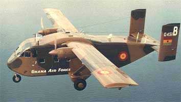 Skyvan fra Ghanas luftvben