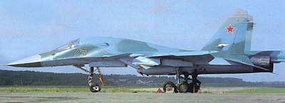 Sukhoi Su-34 bombefly fra det russiske luftvåben