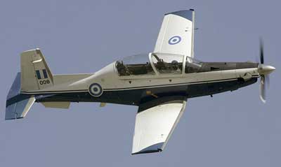 T-6 Texan II trningsfly fra det grske luftvben
