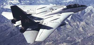 Grumman F-14 Tomcat jagerfly fra den amerikanske flåde