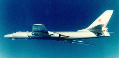 Tu-16 bombefly fra det russiske luftvåben