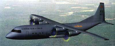 Tegning af Shaanxi Y-9