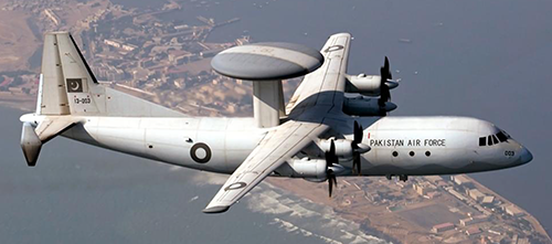 Shaanxi KE-3 AEW-fly fra det pakistanske luftvåben Shaanxi KE-3