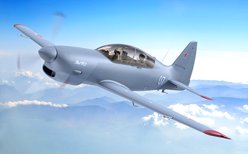 Tegning af Yakovlev Yak-152