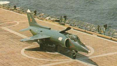 Yak-38 Forger-A VTOL kampfly fra den sovjetiske flåde