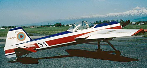 Yak-55 træningsfly fra det armenske luftvåben
