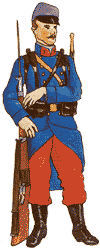 Fransk infanterist, 1914