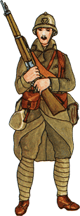 Fransk infanterist 1940