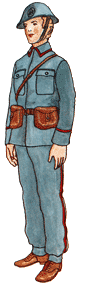 Norsk infanterist, 1940