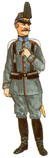 Russisk infanterist, 1877