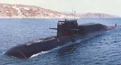 Russian Delta IV class SSBN