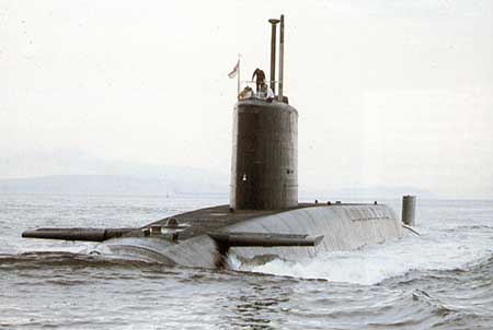 Den britiske atomubd HMS Revenge